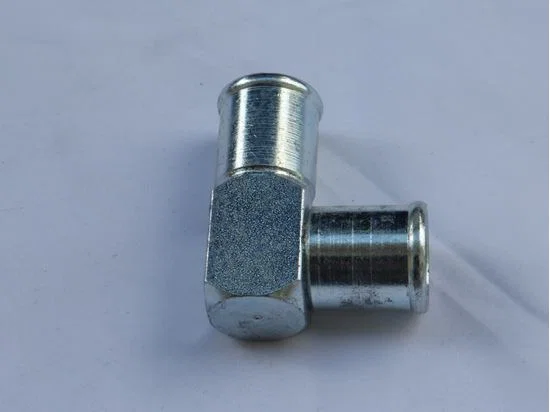 058-2255 – HELIX RACING Radiator Hose Fitting, 90 Degree Elbow 3/4 Inch Plated Steel